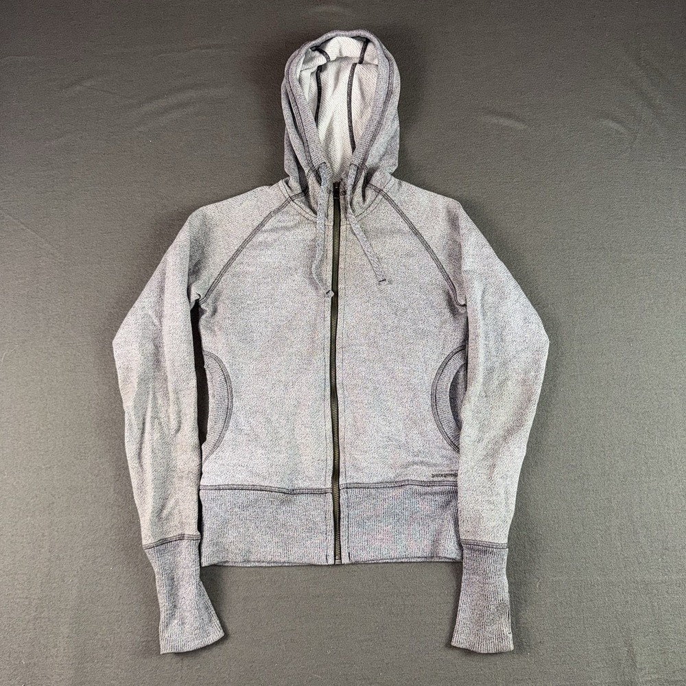 Patagonia Cloud Stack Hoody Gray Womens XS Full Zip Hoodie 54485